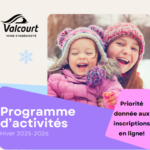 Activités de loisirs offertes aux Racinois(es) – Hiver 2026