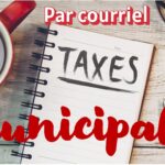 Compte de taxes municipales par courriel