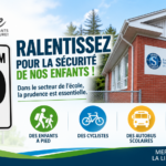 Zone scolaire – La limite de 30 km/h est toujours en vigueur!